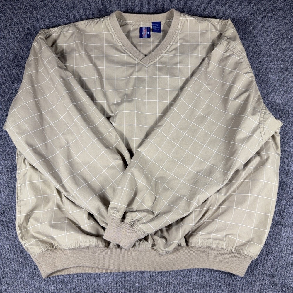 Vintage Jacket Jantzen Cream‎ V Neck Sweatshirt Large
